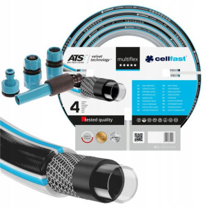 Cellfast Wąż Ogrodowy Multiflex 25bar 3/4 25m +złą