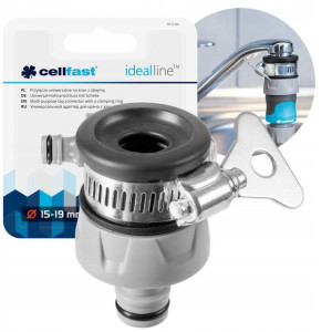 Przyłącze Na Kran Z Obejmą Cellfast Ideal 15-19mm