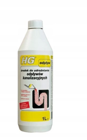 Środek Do Udrażniania Rur Kanalizacyjnych 1l Hg