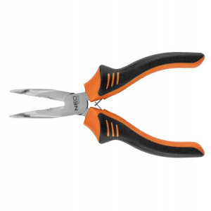 Szczypce wydłużone wygięte 160mm NEO 01-254