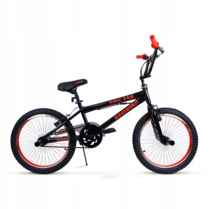 Rower BMX 20 Cali kierownica Rotor 360 + Pegi