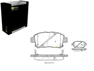 Klocki Hamulcowe Toyota Celica Yaris Yaris Verso K