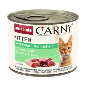 ANIMONDA Carny kitten wołowina/królik/kurczak dla kociąt puszka 200g