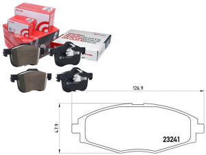 Klocki Hamulcowe Daewoo Lanos Matiz Brembo