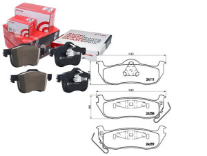 Klocki Hamulcowe Jeep Grand Cherokee 05-10 Tył Bre