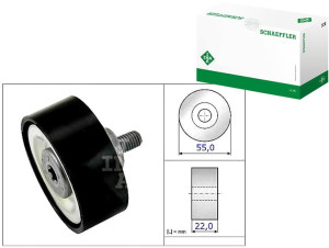 Rolka Paska Wielorowk. Mini R56 R57 Diesel Ina