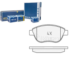 Klocki Hamulcowe Fiat Przód Stilo Doblo 1,8 1,9d M