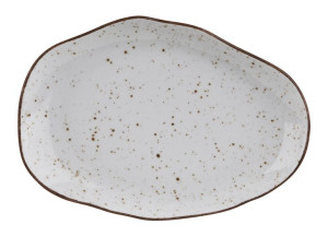 Talerz deserowy 21cm Stone Age Cream