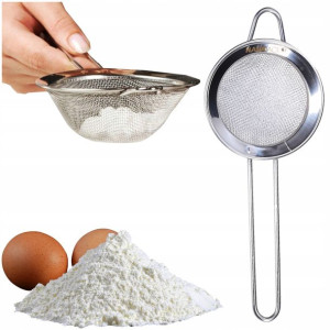 SITKO STALOWE KUCHENNE SITKO 7,5cm do mąki cukru