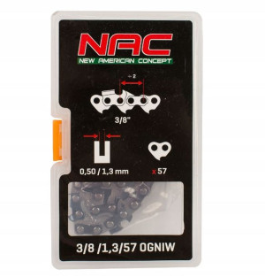 Łańcuch NAC 3/8' 1,3 mm 57 ogniw
