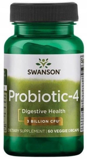 Swanson Probiotic-4 60kaps. 4 szczepy Probiotyk