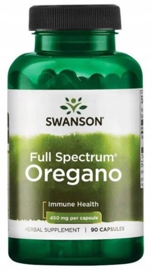 Swanson Oregano Grzybica 450mg 90kaps. Trawienie