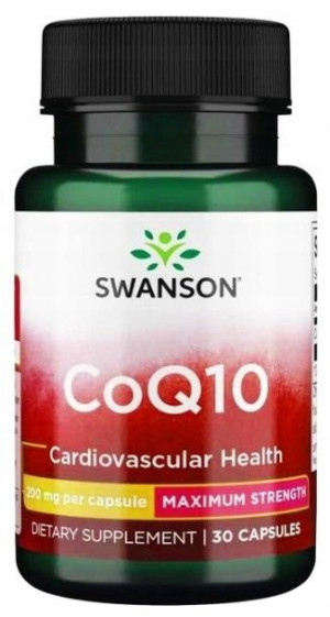 Swanson Koenzym Q10 200mg 30 kaps. Zdrowe Serce