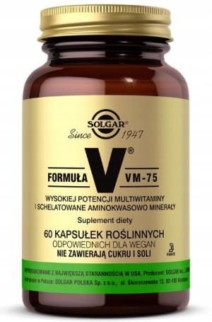 Solgar Formuła VM-75 Schelatowane minerały VEGE