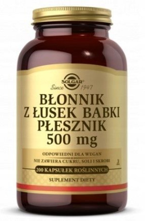 Solgar Błonnik z łusek babki płesznik 500mg FIBRE