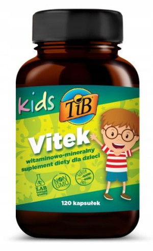 KIDS VITEK Witaminy dla dzieci 120kaps TiB
