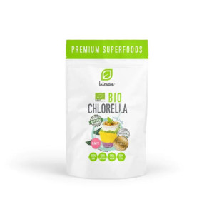 Chlorella Bio, alga w proszku 100g Intenson