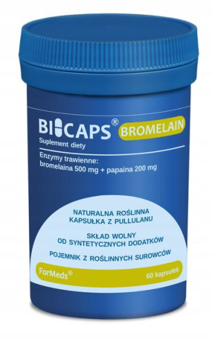 ForMeds BICAPS BROMELAIN enzym z ananasa papaina