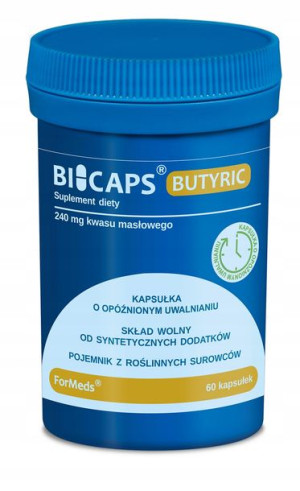 ForMeds BICAPS MAŚLAN SODU Butyric KWAS MASŁOWY