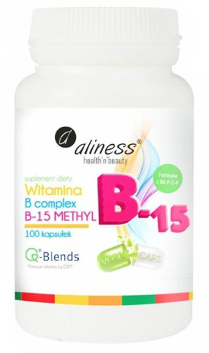 ALINESS Witamina B COMPLEX B-15 metylo METABOLIZM