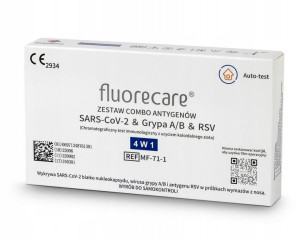 Test COVID-19 Grypa A/B RSV FLUORECARE Combo 4w1