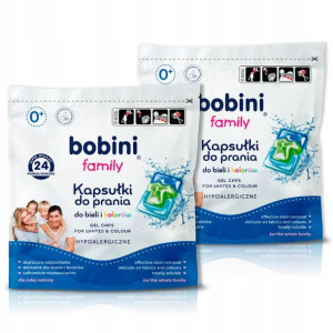 Bobini Family Kapsułki do Prania Uniwersalne 24 x2
