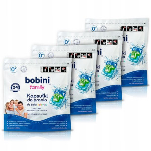 Bobini Family Kapsułki do Prania Uniwersalne 24 x4