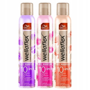 Wellaflex Suchy Szampon do Włosów Mix 180ml x3