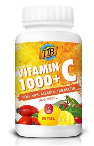 TiB WITAMINA C 1000+ 50 tabletek ODPORNOŚĆ