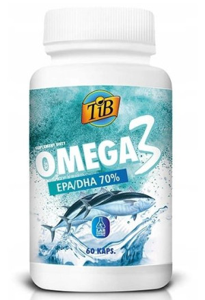 TiB OMEGA 3 Kwasy EPA/DHA 70% Odporność OMEGA-3