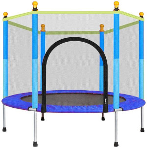 Domowa trampolina OGRODOWA DLA DZIECI z siatką PRO