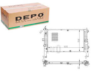 Chłodnica Opel Meriva 1.7dti 03- Depo