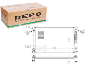 Chłodnica Silnika Depo 4f0121251p 4f0121251ag C556