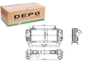 Intercooler Depo 8z0145804 B 8z0145805c 8z0145805e