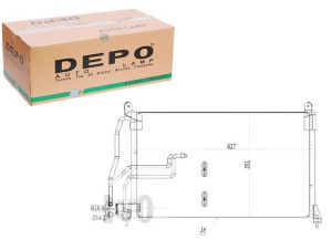 Skraplacz Klimatyzacji Opel Depo