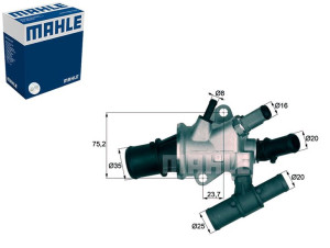 Termostat Fiat 88c Doblo 1,9jtd Mahle