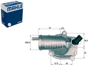Termostat Mercedes 87c W210 Mahle