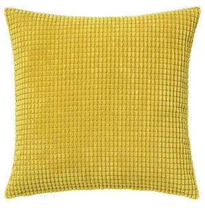 IKEA GULLKLOCKA poszewka ozdobna żółta 50x50