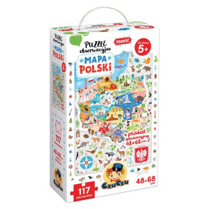 CzuCzu puzzle obserwacyjne mapa polski