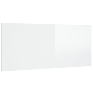 Wezgłowie łóżka, biel z połyskiem, 200x1,5x80 cm