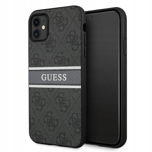 Guess Case Etui do iPhone 11 Szare