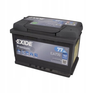 Akumulator EXIDE PREMIUM 77Ah 760A P+