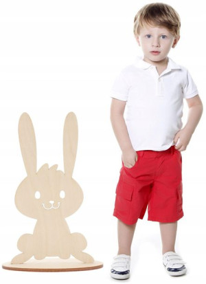Zając Zajączek Wielkanocny Królik Figurka 50cm