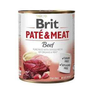 BRIT Pate&Meat beef wołowina pies 800g