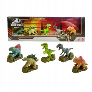 Jurassic World Mini Figurki Dinozaury 5 Szt Mattel