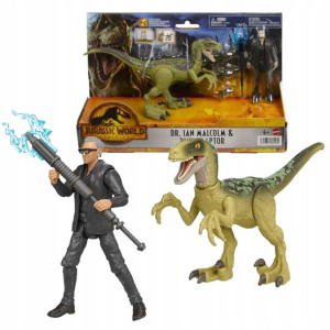 Jurassic World Człowiek I Dinozaur Figurki Zestaw