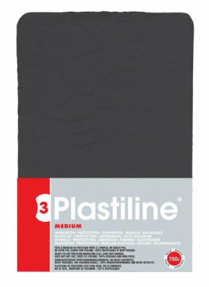Plastelina Art. Plastiline Black55 Medium 750g