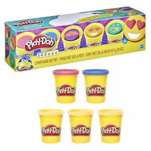 Hasbro Play-doh Ciastolina Radosne Kolory 5 Tub
