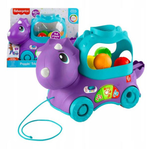 Fisher Price Interaktywny Dinozaur Skaczące Piłki