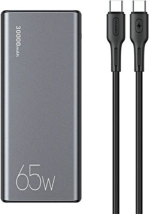 Powerbank USAMS PB59 30000mAh 65W 2xQC3.0+PD Fast Charge czarny/black CMXLO
